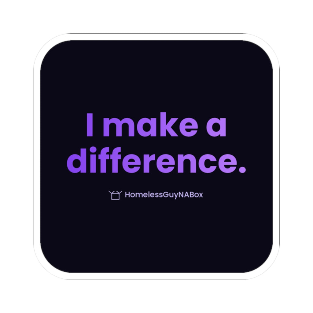 I Make a Difference Sticker