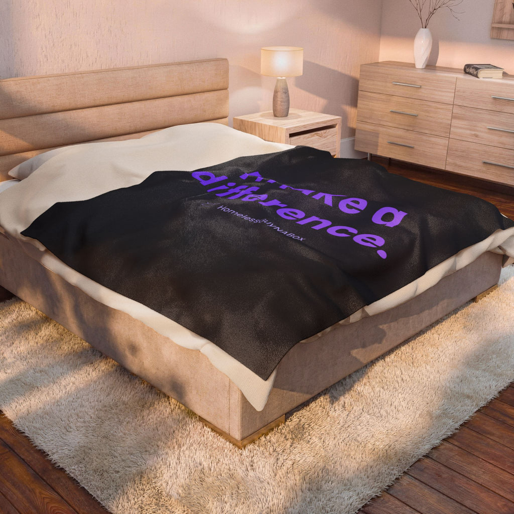 I Make a Difference Plush Blanket