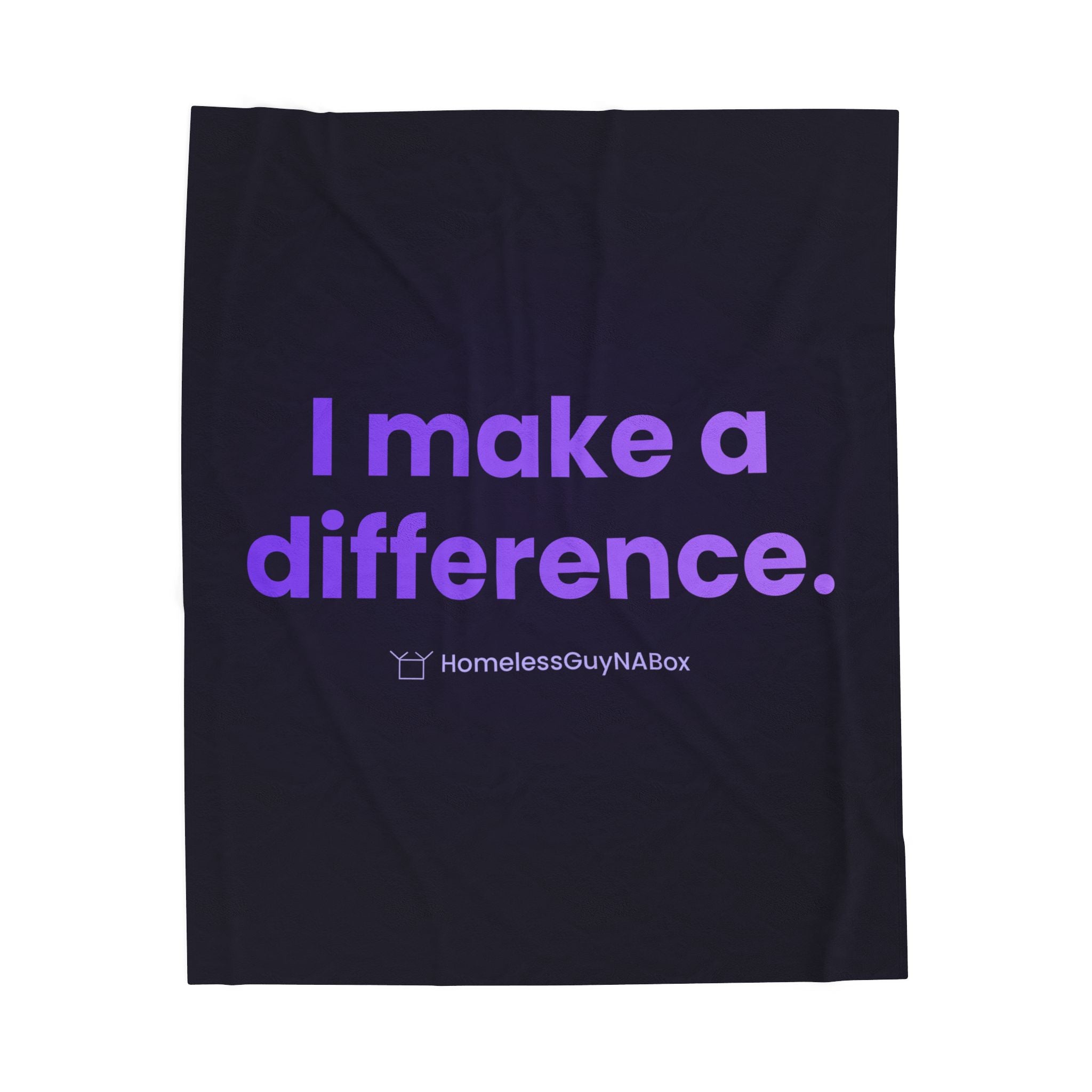 I Make a Difference Plush Blanket