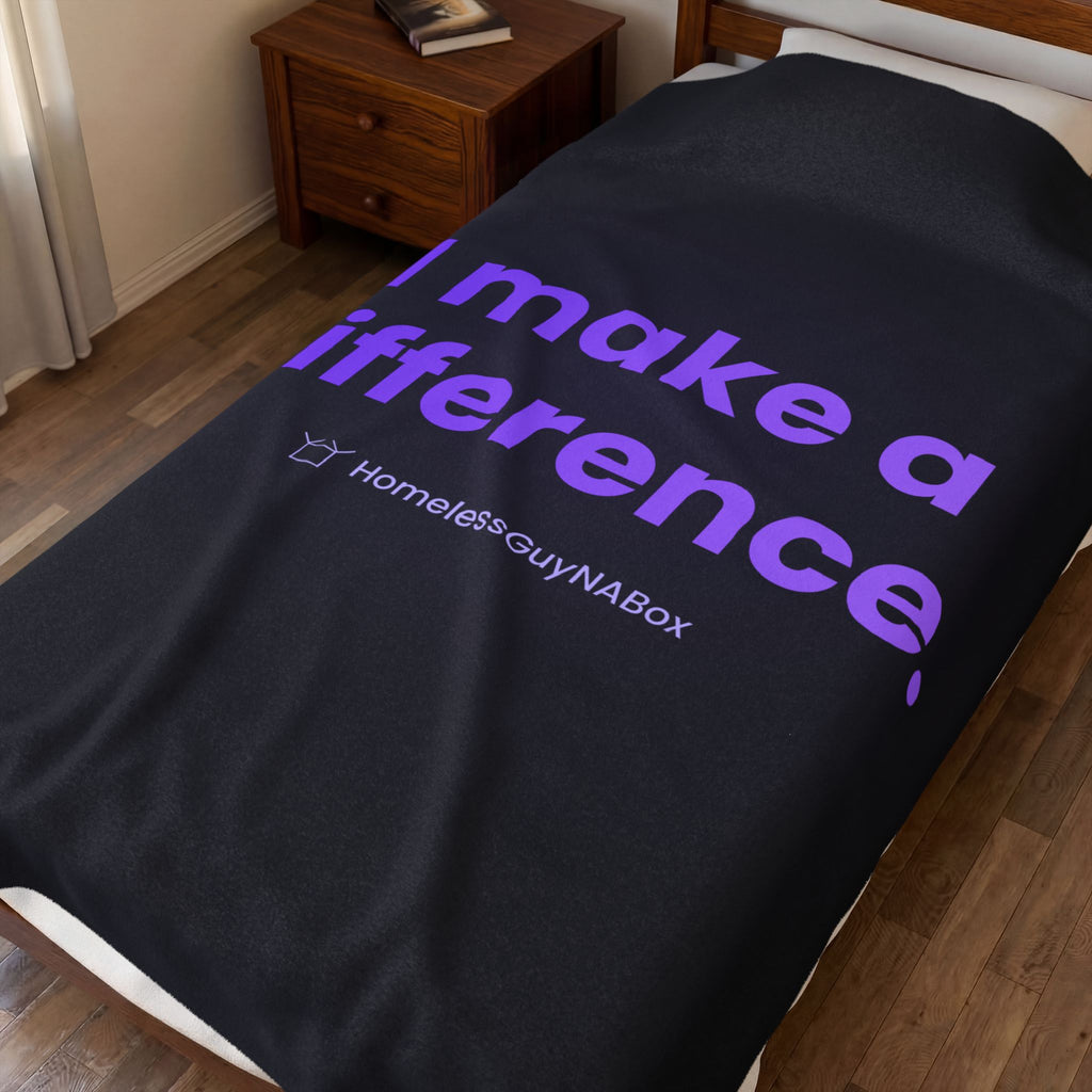 I Make a Difference Plush Blanket