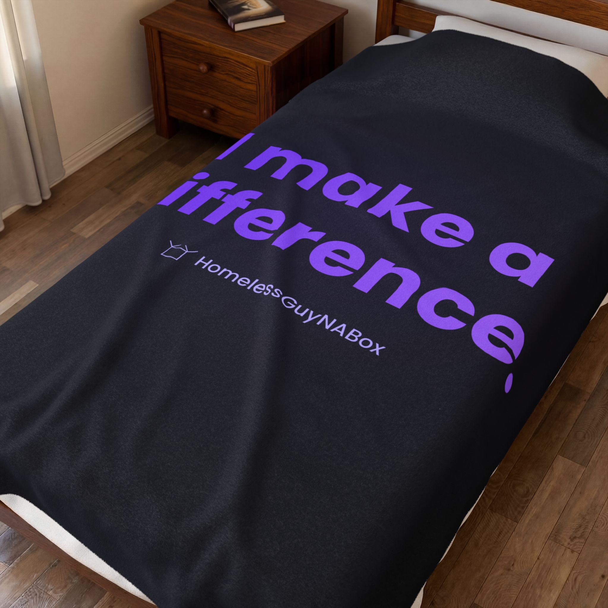 I Make a Difference Plush Blanket