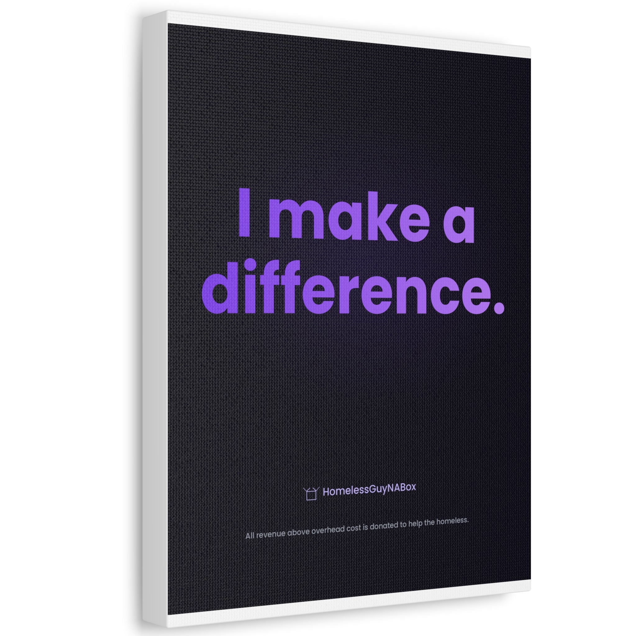 I Make a Difference Canvas