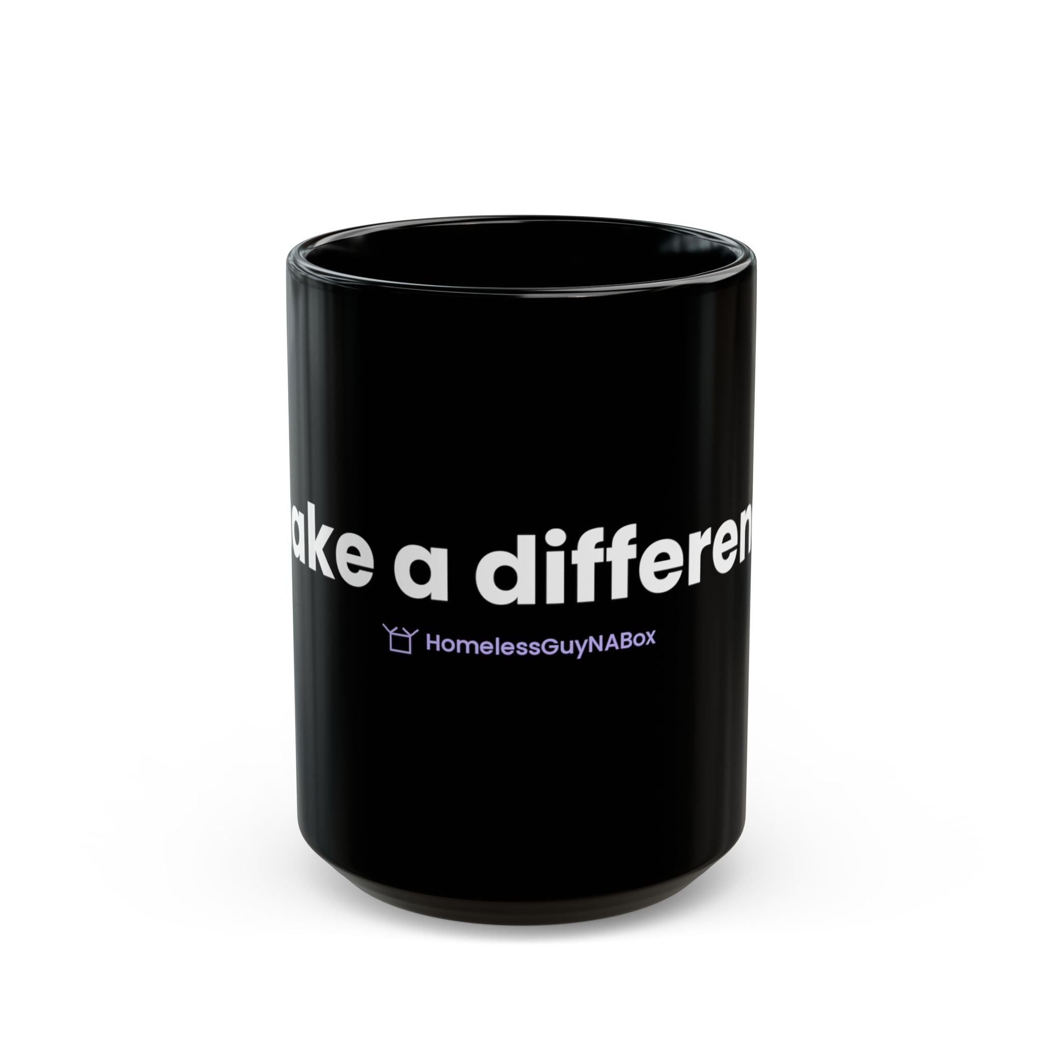 I Make a Difference Mug - Black