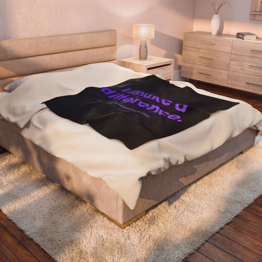 I Make a Difference Plush Blanket