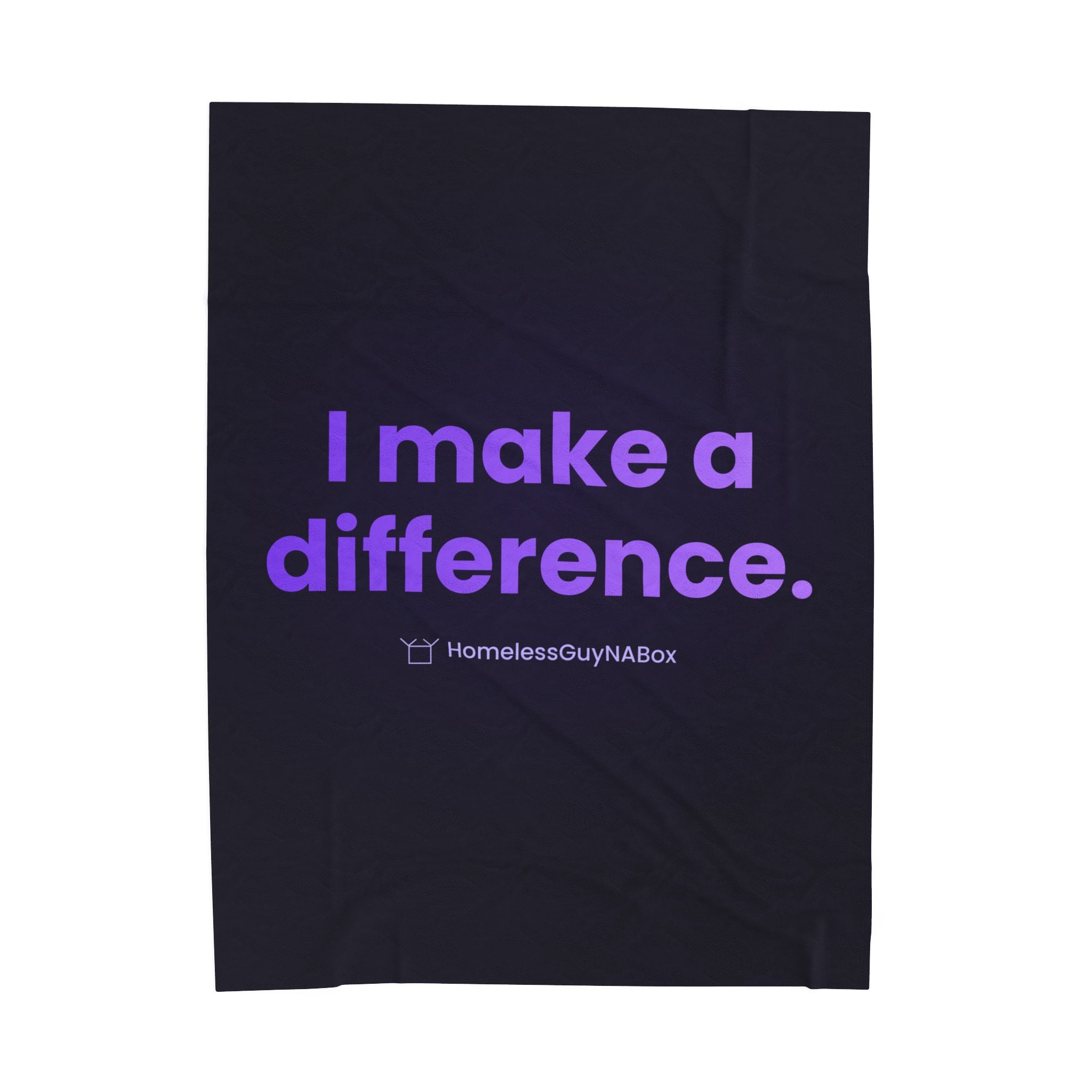 I Make a Difference Plush Blanket