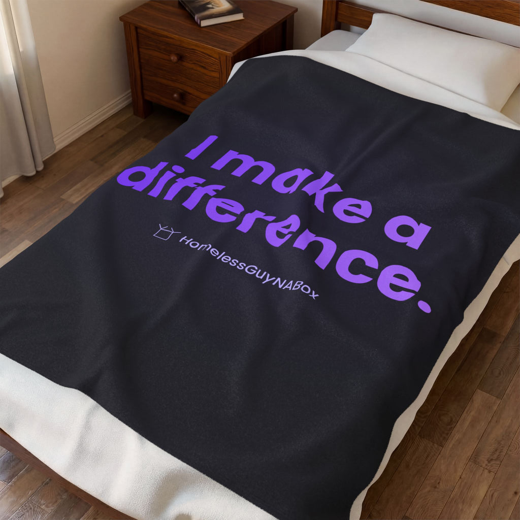 I Make a Difference Plush Blanket
