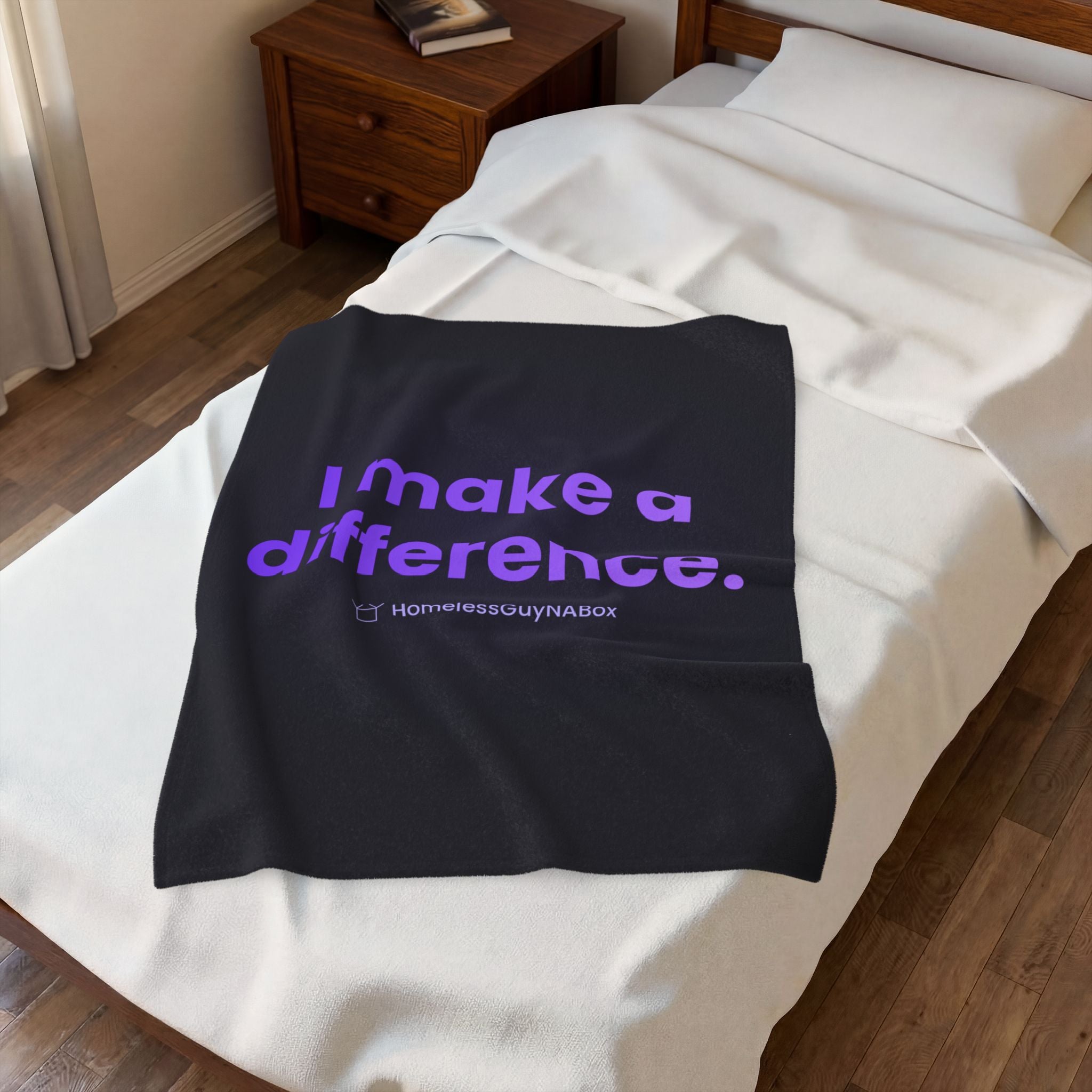 I Make a Difference Plush Blanket