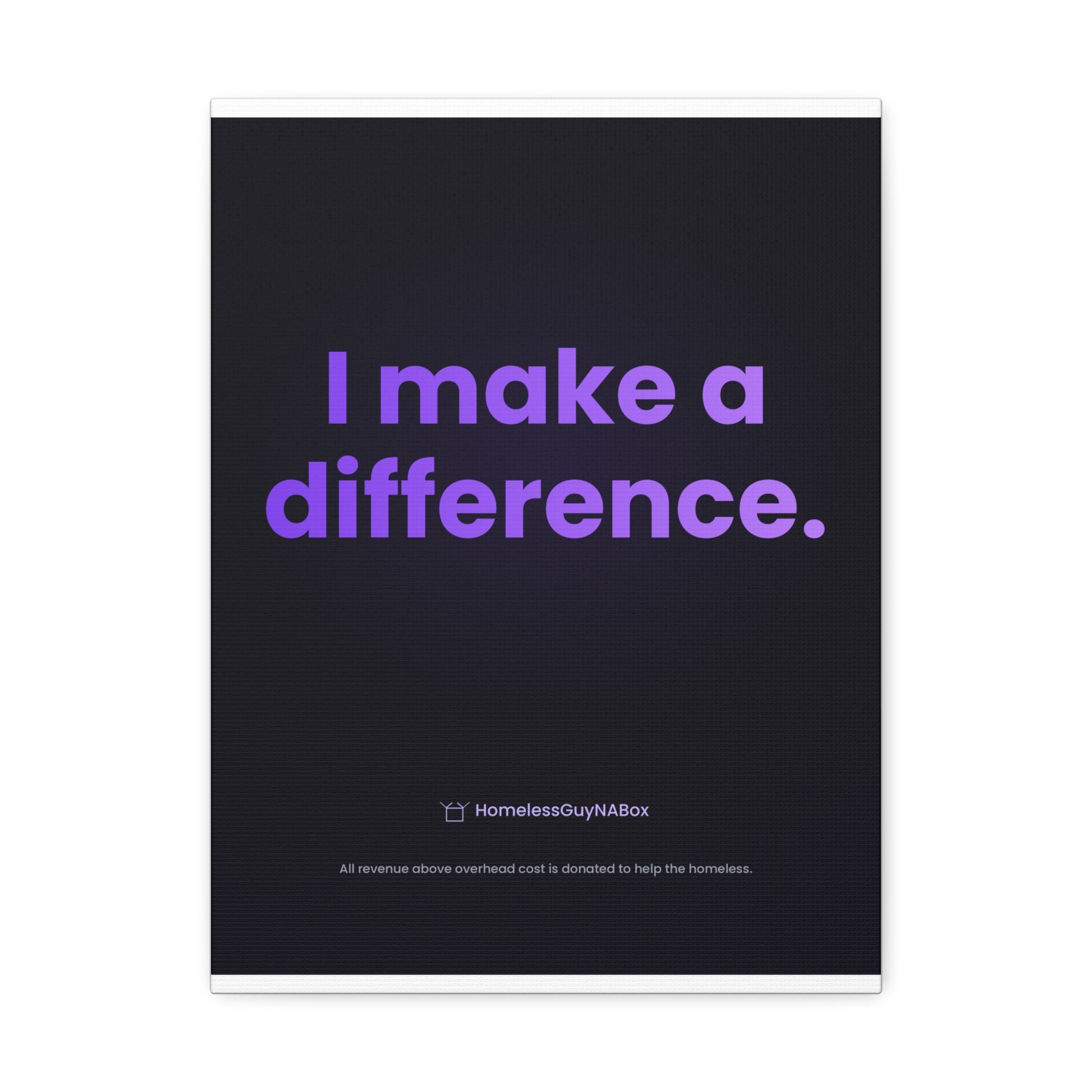 I Make a Difference Canvas