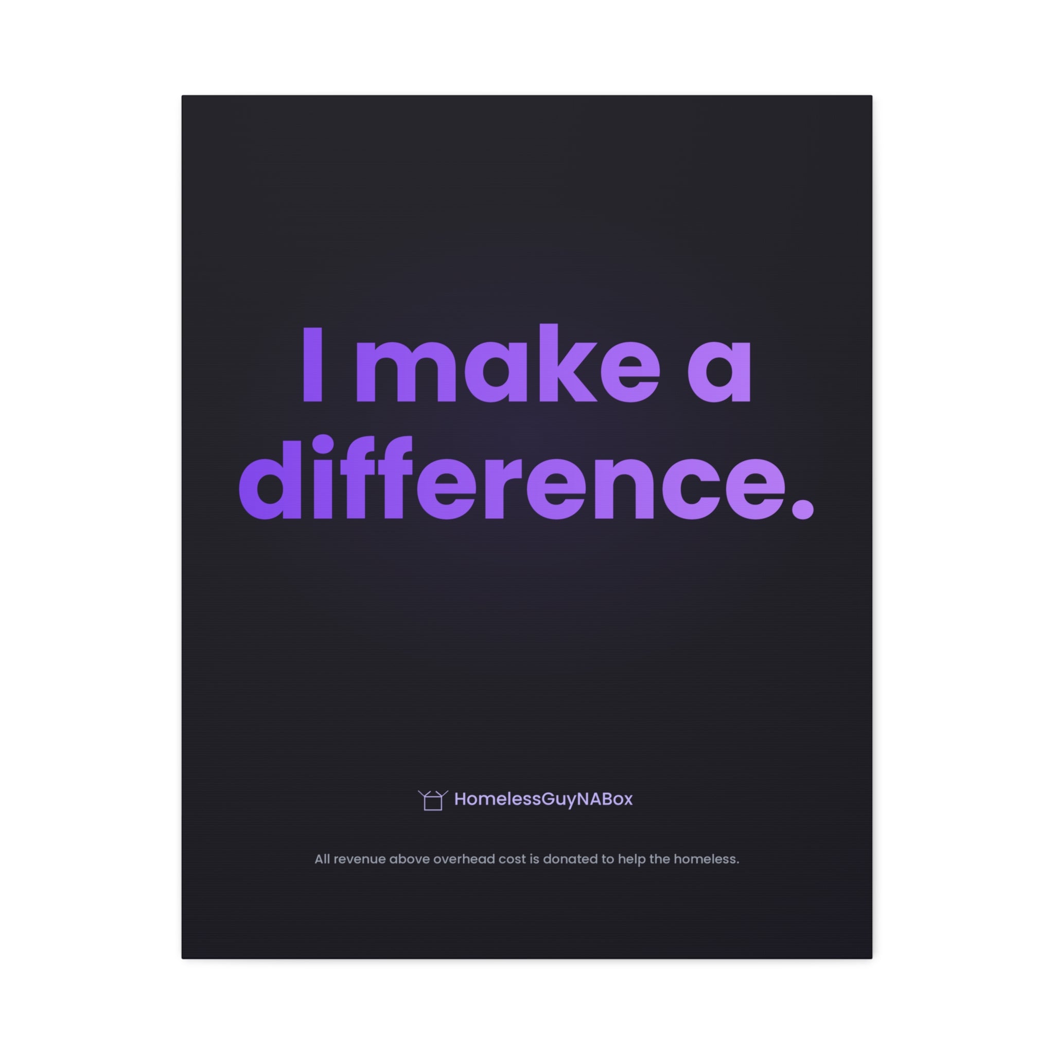 I Make a Difference Canvas