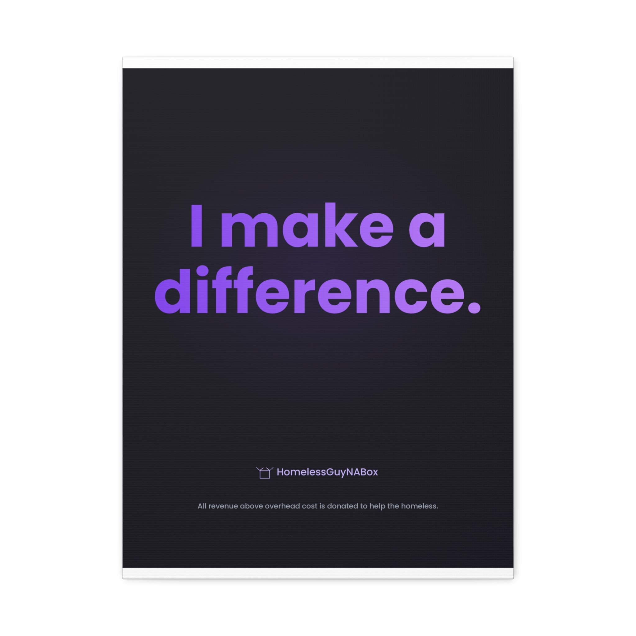 I Make a Difference Canvas
