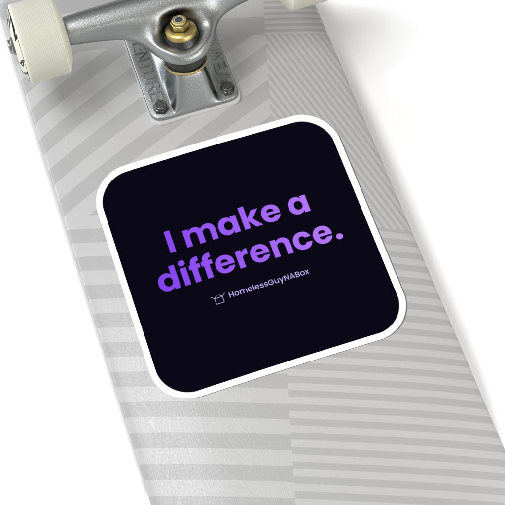 I Make a Difference Sticker