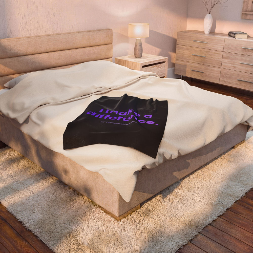 I Make a Difference Plush Blanket